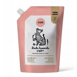 Yope Refill Naturalnego Mydła do Rąk Biała Lawenda & Grejpfrut 600ml